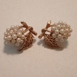 Trifari Crown Earrings